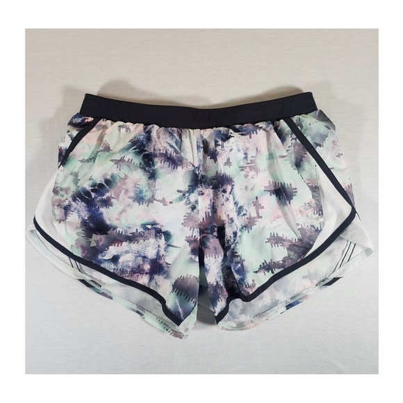 Under Armour Pants - Under Armour Fly By 2.0 Running Shorts Womens M Multicolor Abstract HeatGear